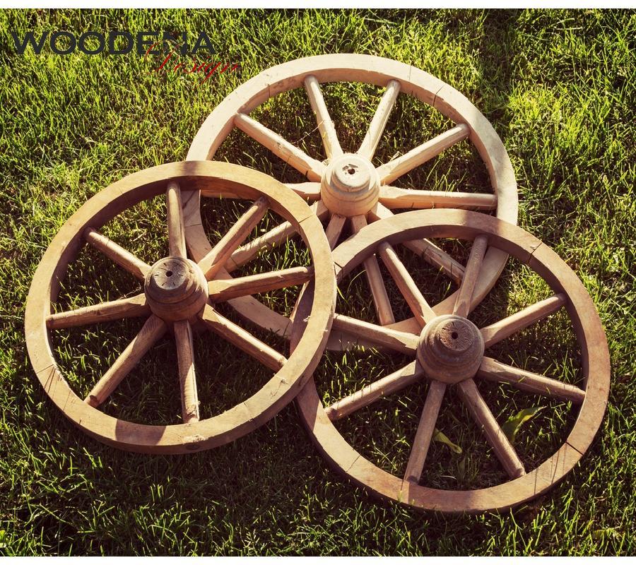 Wooden wheel VINTAGE k1